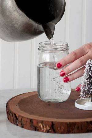 Boule à neige faite-maison