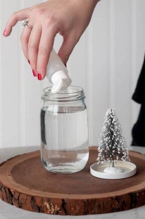 Boule à neige faite-maison