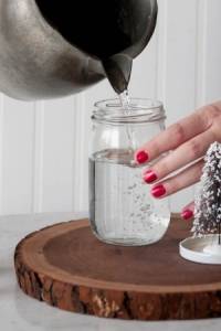 Boule à neige faite-maison