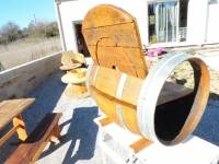 Fauteuil en tonneau