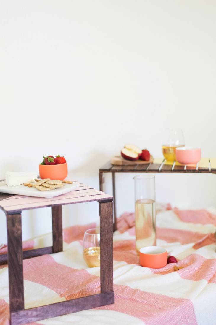 Mini table pliante pour pique-nique