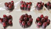 Dessert chocolat noir framboise