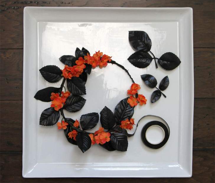 Feuilles et fleurs