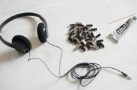 Casque audio avec des strass