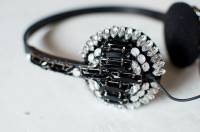 Casque audio avec des strass