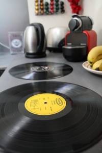 Vieux vinyles transformés en bols