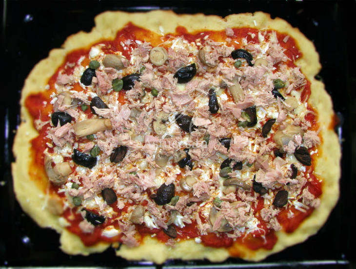 Pâte à pizza rapide