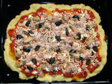 Pâte à pizza rapide