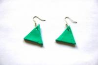 Boucles d'oreilles géométriques en pâte Fimo