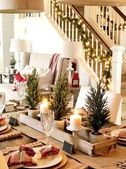 décoration de Noël style rustique