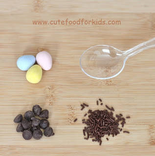 Nids en chocolat pour Pâques