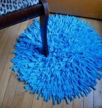 Tapis Boucherouite en chutes de tissus