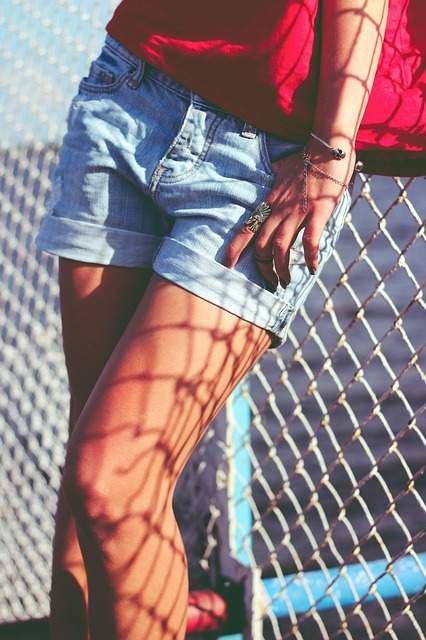 jambes de fille sans cellulite