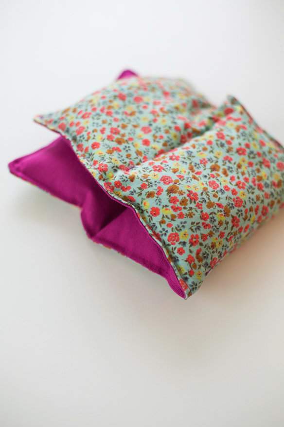 DIY coussin chauffant naturel avec du riz