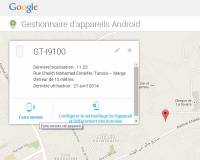 Localiser son Smartphone ou sa tablette Android