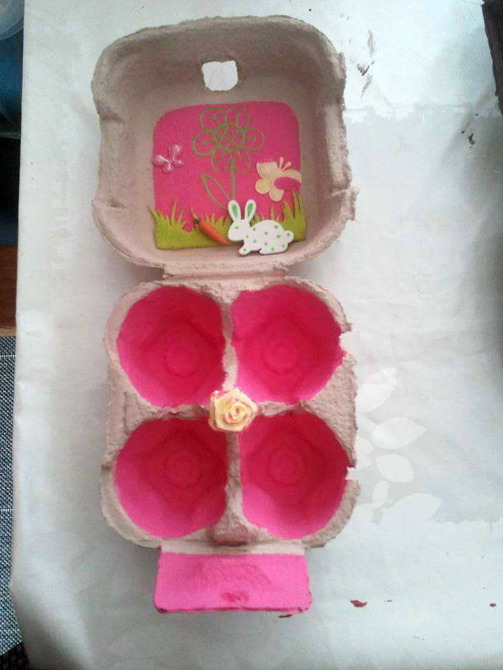 Customisation de boîtes d'oeufs
