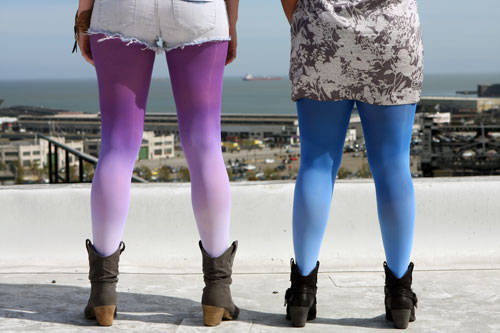 Collants dégradés
