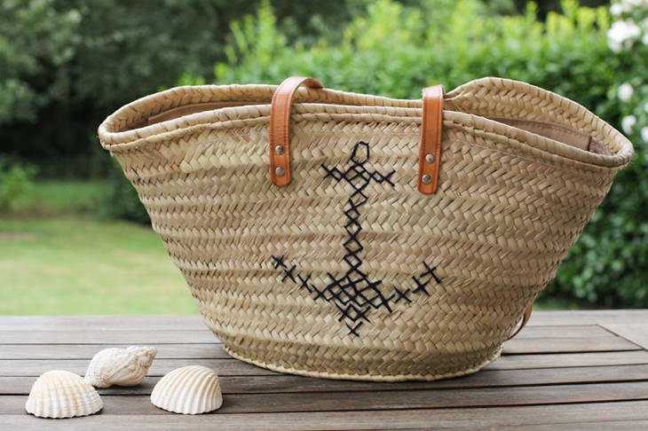 Personnaliser un sac en osier