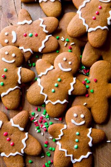 De délicieux petits bonshommes en pain d'épices pour Noël