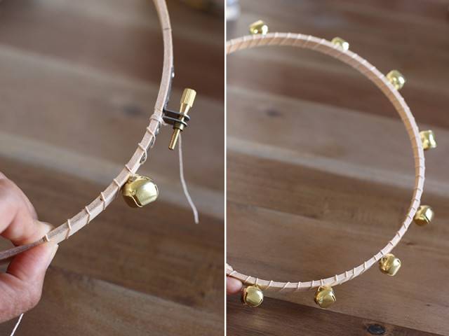 Tambourin en dentelle