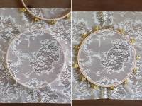 Tambourin en dentelle