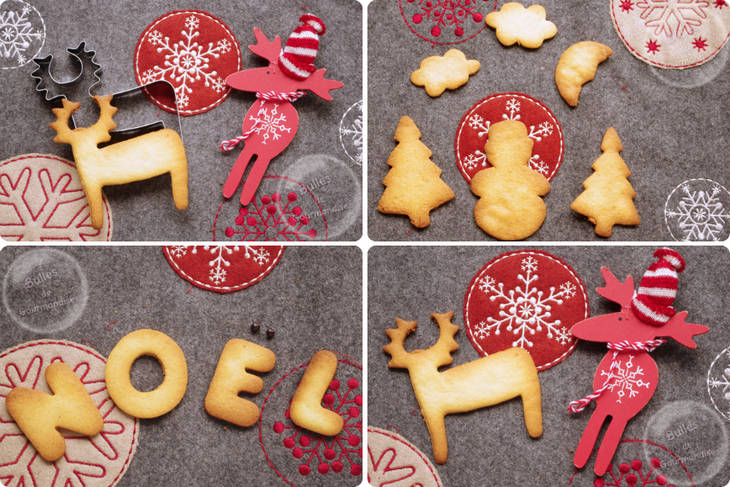 Biscuits sablés vanillés