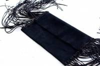 Pochette à franges en cuir