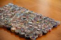 Dessous de plat en papier roulé