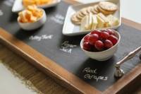 Plateau de présentation ardoise
