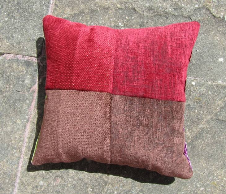 Housses coussin en patchwork