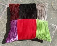 Housses coussin en patchwork