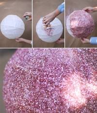 Lanterne avec des paillettes