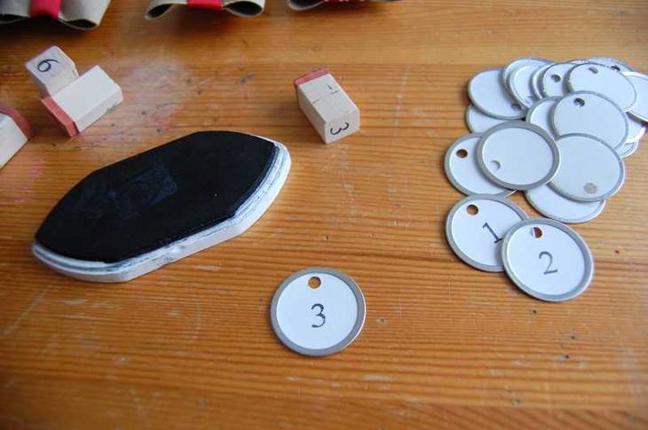 Calendrier de l'Avent en rouleaux de papier toilette