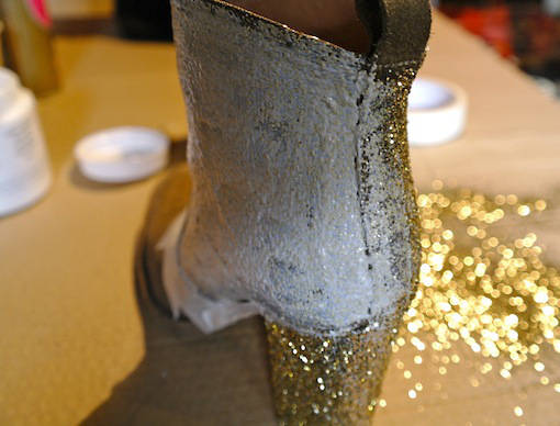 Boots à paillettes