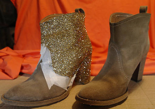 Boots à paillettes