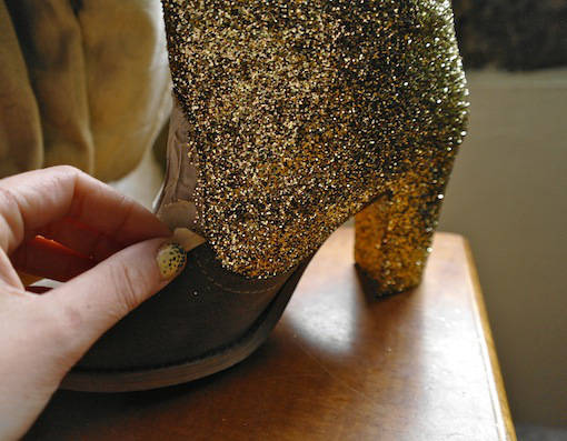 Boots à paillettes