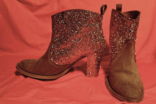 Boots à paillettes