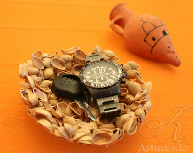 Vide-poche en coquilles de pistache