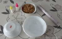Vide-poche en coquilles de pistache