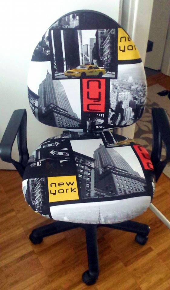 Relooking d'une chaise de bureau