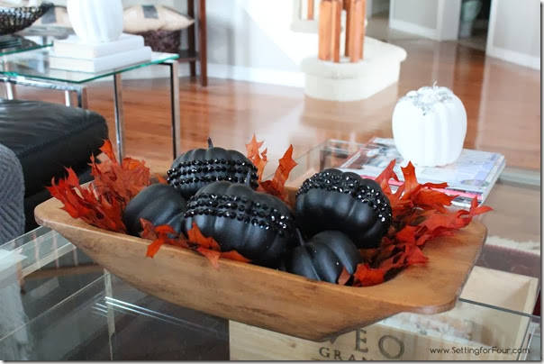Citrouilles glamour pour halloween