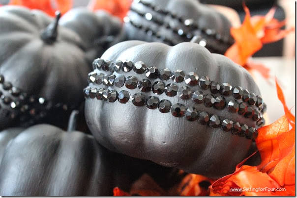 Citrouilles glamour pour halloween