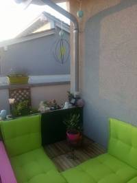 Salon de terrasse en palettes