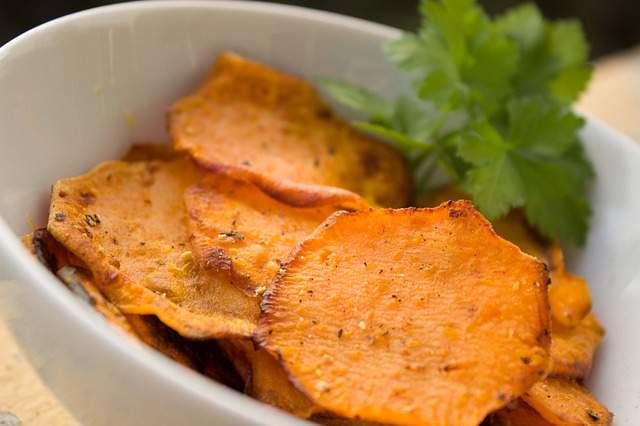 chips de patates douces
