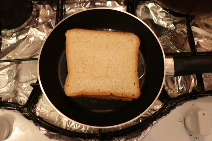 Croque-monsieur à la poêle