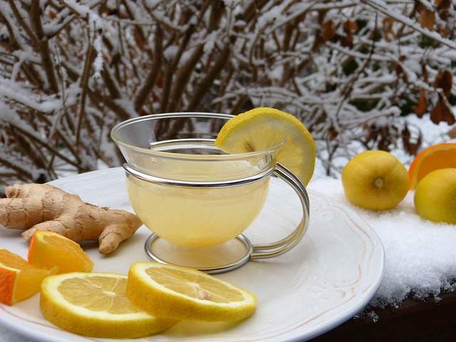 thé au gingembre et citron
