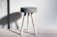 Tabouret en béton
