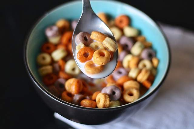 bol de céréales du petit-déjeuner