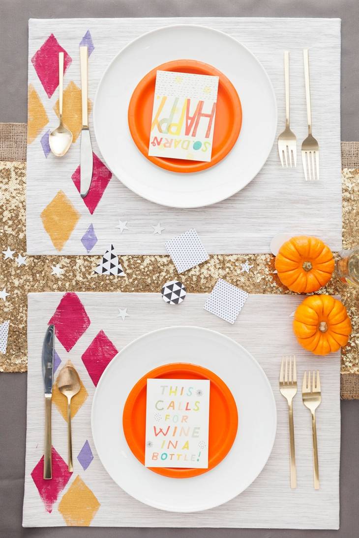 Sets de table imprimés