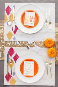 Sets de table imprimés